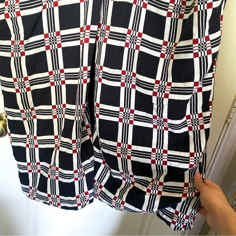 Ace & Jig Coat Storm Overcoat Quilted Single-Breasted Black Geo S NWT - Picture 3 of 13